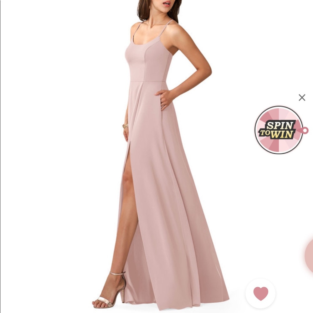 Azazie Dress, Size 8, Dusty Rose